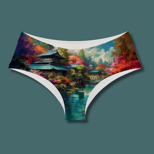 Monokini/Culotte Hokusai