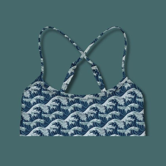 Brassière bretelles croisées Hokusai