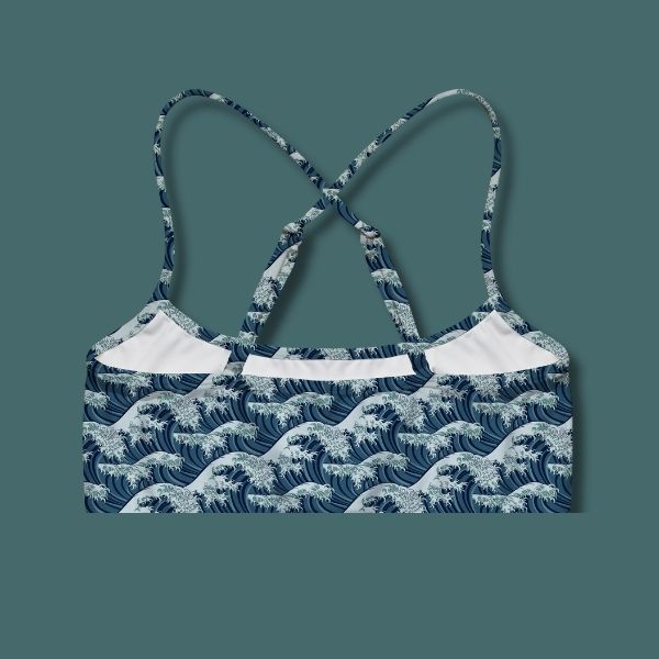 Brassière bretelles croisées Hokusai