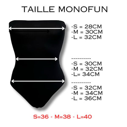 Maillot 1 pièce-MonoFun-Noir